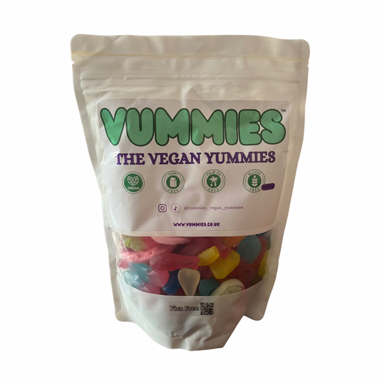 Vegan Sweets Fizz Free Bag Small Pouch 250g